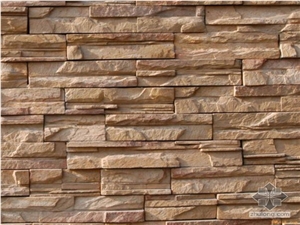Antique Style-Copper Brown Stacked Stone Veneer /Cultured Stone /Stacked Stone Wall Panel/Wall Cladding