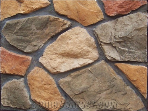 Antique Style-Copper Brown Stacked Stone Veneer /Cultured Stone /Stacked Stone Wall Panel/Wall Cladding