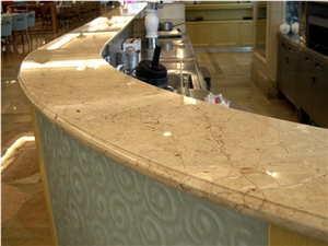 Beige Marble Kitchen Countertops /Kitchen Bar Top/ Bench Tops Beige Marble Kitchen Countertops /Kitchen Bar Top/ Bench Tops