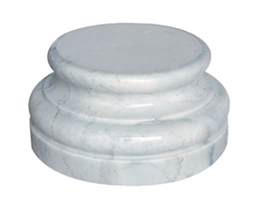 Bianco Carrara Marble Handcarved Sculptured Columns/Doric Roman Columns Base