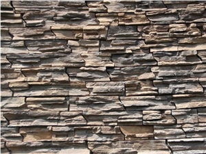 Brown Slate Antique Style Culture Stone /Ledge Stone / Stacked Stone Veneer for Walling Cladding Brown Slate Antique Style Culture Stone /Ledge Stone / Stacked Stone Veneer for Walling Cladding