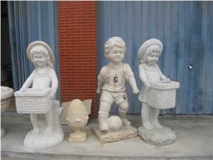 G682 Sunset Gold Granite & G603 Grey Granite Human Handcarved Sculptures /China Rust Granite Animal Landscape Sculptures