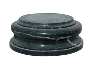 Olive Green Marble Marble Hand Carving Sculptured Column Tops & Column Base