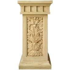 Oriental White Marble Sculptured Columns Post/ Western Style Pillar