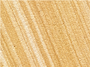 Sichuan Yellow Wooden Vein Sandstone Slabs & Tiles for Walling Cladding, China Yellow Sandstone