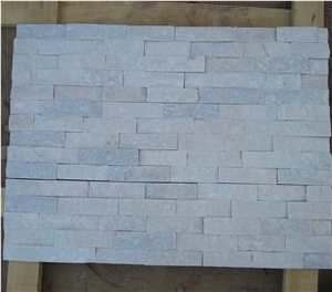 Pure White Wall Stone, White Quartzite Cultured Stone