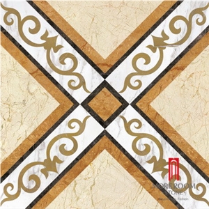 3d Beige Marble Decor, Cappucino Beige Marble Wall Panel for Villa Design, Cappucino Marble Building & Walling