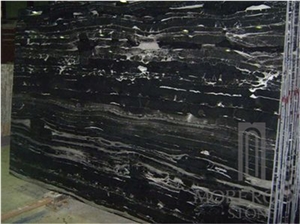 China Silver Dragon Marble Slab, Black and White Marble Tiles, Chinese Marble