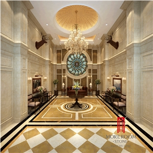 Glazed Spanish Beige Bathroom Ceramic Tile