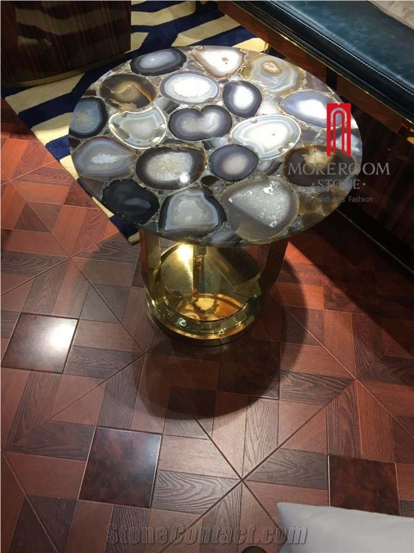 Semi Precious Table Tops, Round Table Tops