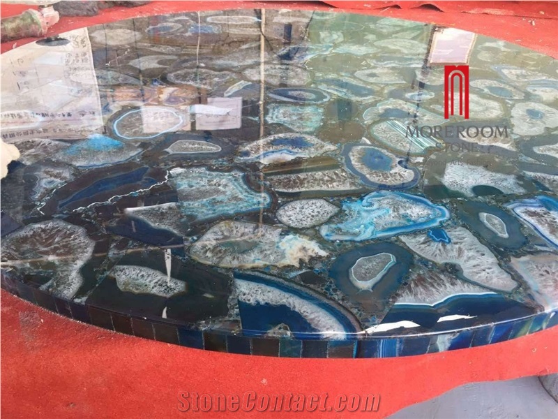Semi Precious Table Tops, Round Table Tops