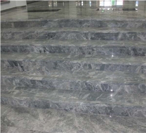 Bulgaria Grey Iran Marble Steps & Risers