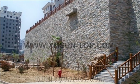China Grey Quartzite Cultured Stone Veneers/Ledgestone Wall Cladding/ Quartzite Stacked Stone for Walling/Grey Cultured Stone Veneer/ Grey Cultured Stone Wall Panel/Quartzite Ledgestone Wall Tiles