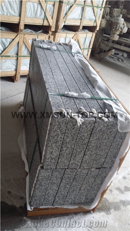 G603 Granite Kerbstone/Crystal Grey Curbstone/China Grey Side Stone/Padang White Granite/Bianco Amoy Road Stone