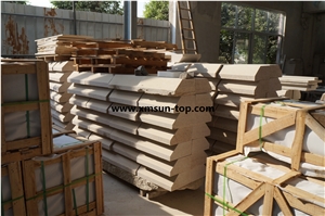 G682 Granite Kerbstones/Yellow Curbstone/Side Stone/Granite Road Stone/Rusty Yellow Kerbs/Giallo Rusty Curbs/Padang Amarillo/Golden Cristal/Golden Peach/Golden Sand