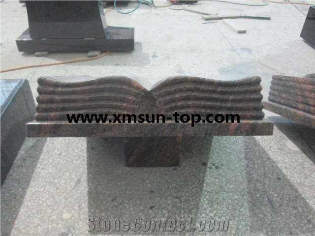 Paradiso Granite Book Slant Grave/Granite Book Shaped Slant Monument & Headstone & Gravestone