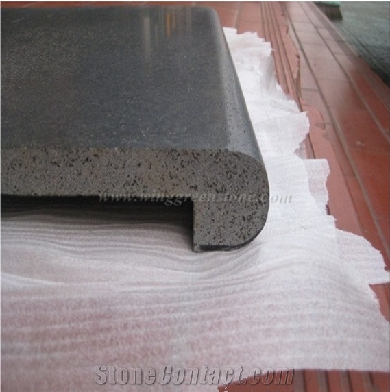 China Bluelimestone Pool Coping, Bluestone Pool Pavers, Bluestone Swimming Pool Decks, Honed Surface Pool Channels, Xiamen Winggreen Manufacturer