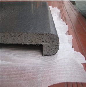 China Bluelimestone Pool Coping, Bluestone Pool Pavers, Bluestone Swimming Pool Decks, Honed Surface Pool Channels, Xiamen Winggreen Manufacturer