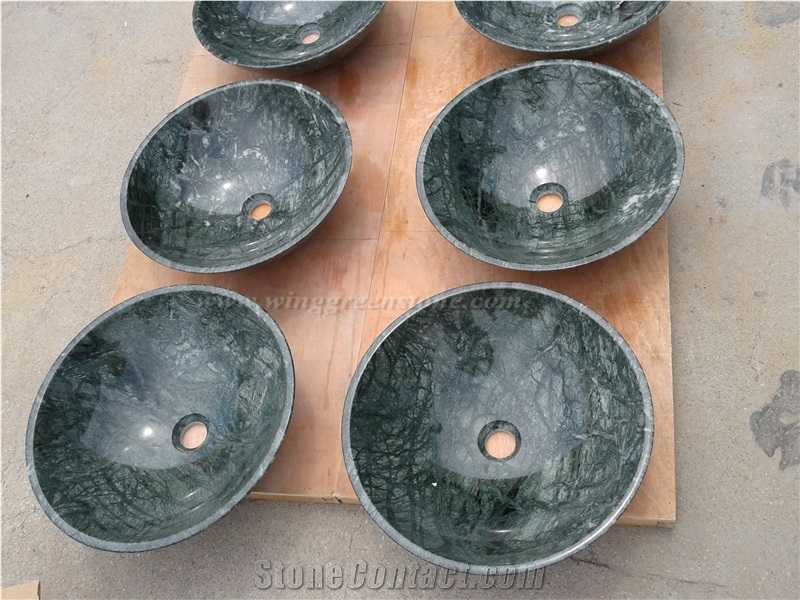 Polished India Verde Alpi Marble Sinks,Kitchen/Bathroom Marble Sinks,Vanity Tops Sink,Natural Stone Sinks,Marble Sinks & Basin
