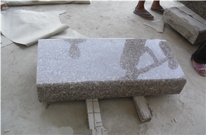 Zhangpu Red Granite Kerbtsones, G648 Granite Curbs, Light Pink Granite Side Stones, Golden Brown Granite Road Stones, Xiamen Winggreen Manufacturer