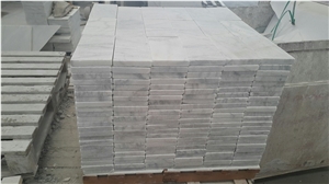 Turkish Mugla White Marble Tumbled Paver, White Marble Cube Stone & Floor Covering