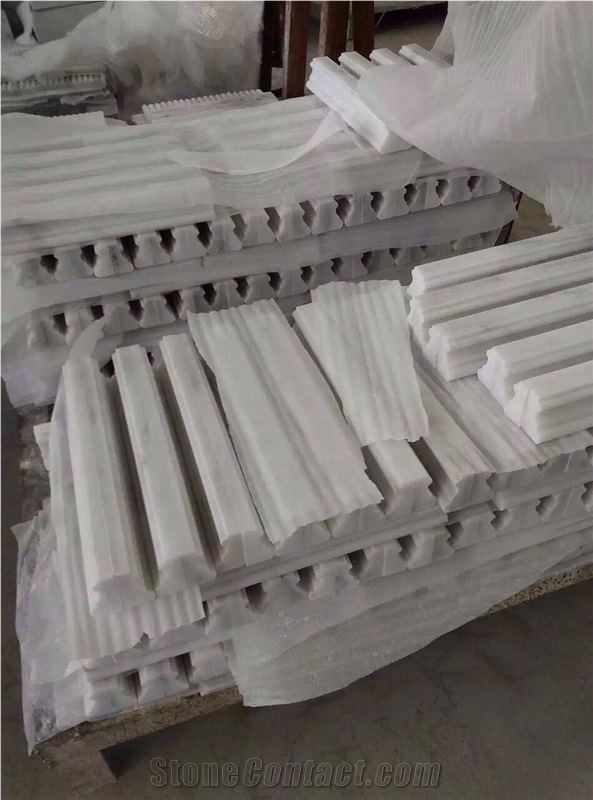 Oriental White Marble Liners, China Carrara White Marble Liners Border