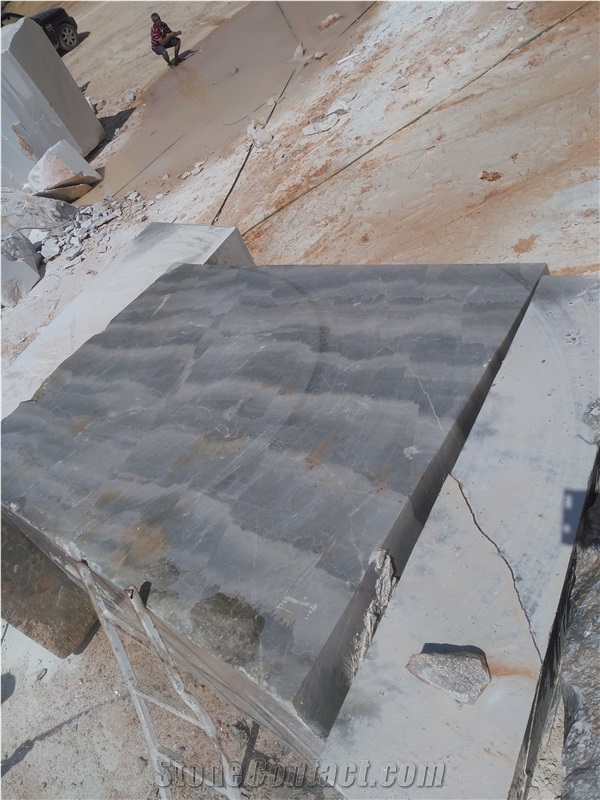 Seawave Grey Marble Block, Turkey Grey Marble