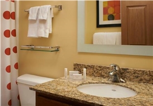 Granite Santa Cecilia Bathroom Countertop for Towneplace Suites Hotel