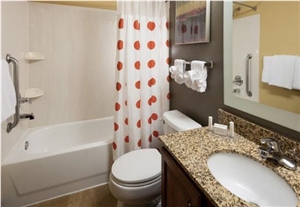 Tiger Skin Yellow Granite Vanity Tops for Towneplace Suites Hotel