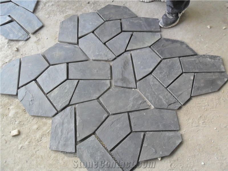 Flagstone Road Paving / Irregular Flagstones/ Flagstone Walkway Pavers /Slate Flagstone