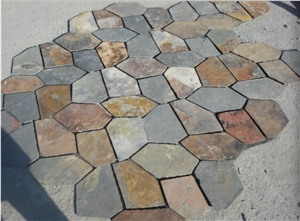 Flagstone Road Paving / Irregular Flagstones/ Flagstone Walkway Pavers /Slate Flagstone