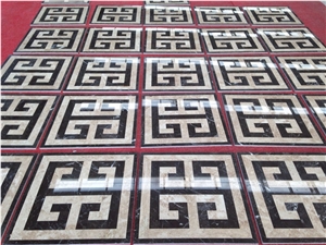 Marble Medallions / Floor Medallions / Laminated Medallions / Composite Marble Waterjet Medallion