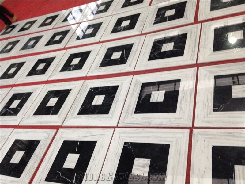 Marble Waterjet Medallions, Floor Medallions, Laminated Medallions