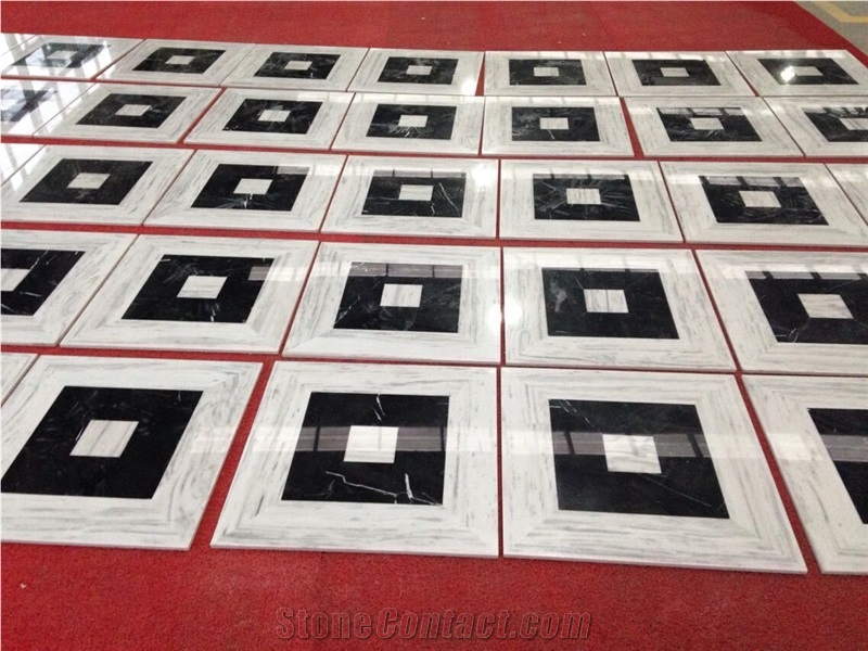 Marble Waterjet Medallions, Floor Medallions, Laminated Medallions