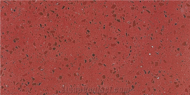 Red Quartz Stone Slab/Quartz Stone Tiles/Quartz Floor Tiles/ Engineered Stone