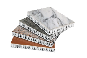 Lightweight Veneer Stone Honeycomb Panels, Artificial Stone Honeycomb Facade