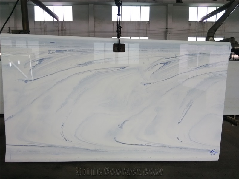2021 New Calacatta Artifical Nano Glass Crystallized Stone