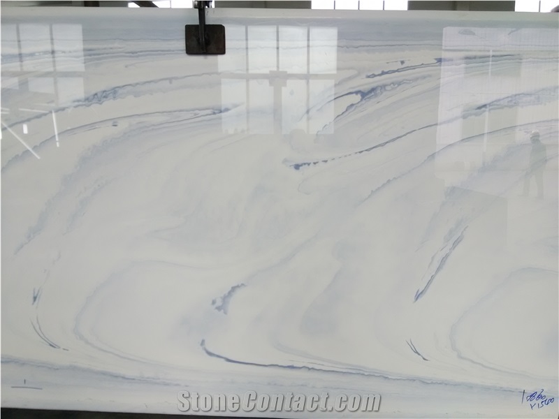 2021 New Calacatta Artifical Nano Glass Crystallized Stone
