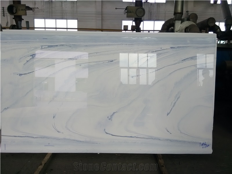 2021 New Calacatta Artifical Nano Glass Crystallized Stone