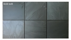 black slate, black Slate Cultured Stone, Wall Cladding, Stacked Stone Veneer