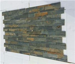 Black Slate Rustic Cultured Stone, Ledge Stone Black Slate Rustic Cultured Stone, Ledge Stone