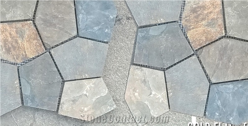 Gold slate Stone,  Cultured Stone, Wall Cladding, Stacked Stone Veneer