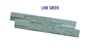 green Limestone wall cladding,  cultued stone,  ledge stone and hand cut
