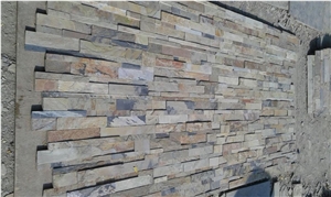 Indian Autumn Slate Ledge Stone, Cultured Stone, Wall Cladding