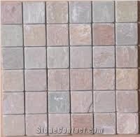 Lime Pink Ledge Stone, Pink Limestone Cultured Stone, Wall Cladding, Veneer