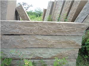 Sandstone Camel Dust Block Steps, Brown Sandstone Kerbstone, Kerb Stone