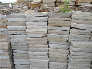 Sandstone Raj Green Wall Stone, Cube Stone, Pavers
