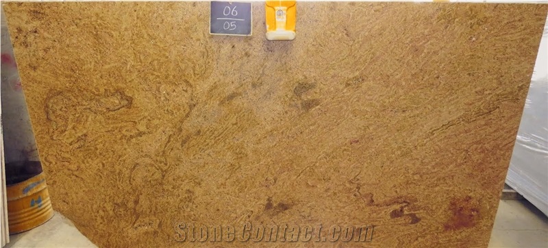 Sunset Gold Granite Tiles & Slabs, Yellow Polished Granite Flooring Tiles, Walling Tiles