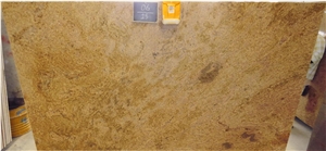 Sunset Gold Granite Tiles & Slabs, Yellow Polished Granite Flooring Tiles, Walling Tiles