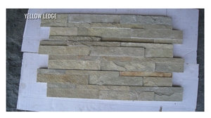 Yellow Limestone Ledge Wall Cladding, Kota Honey Limestone Wall Cladding